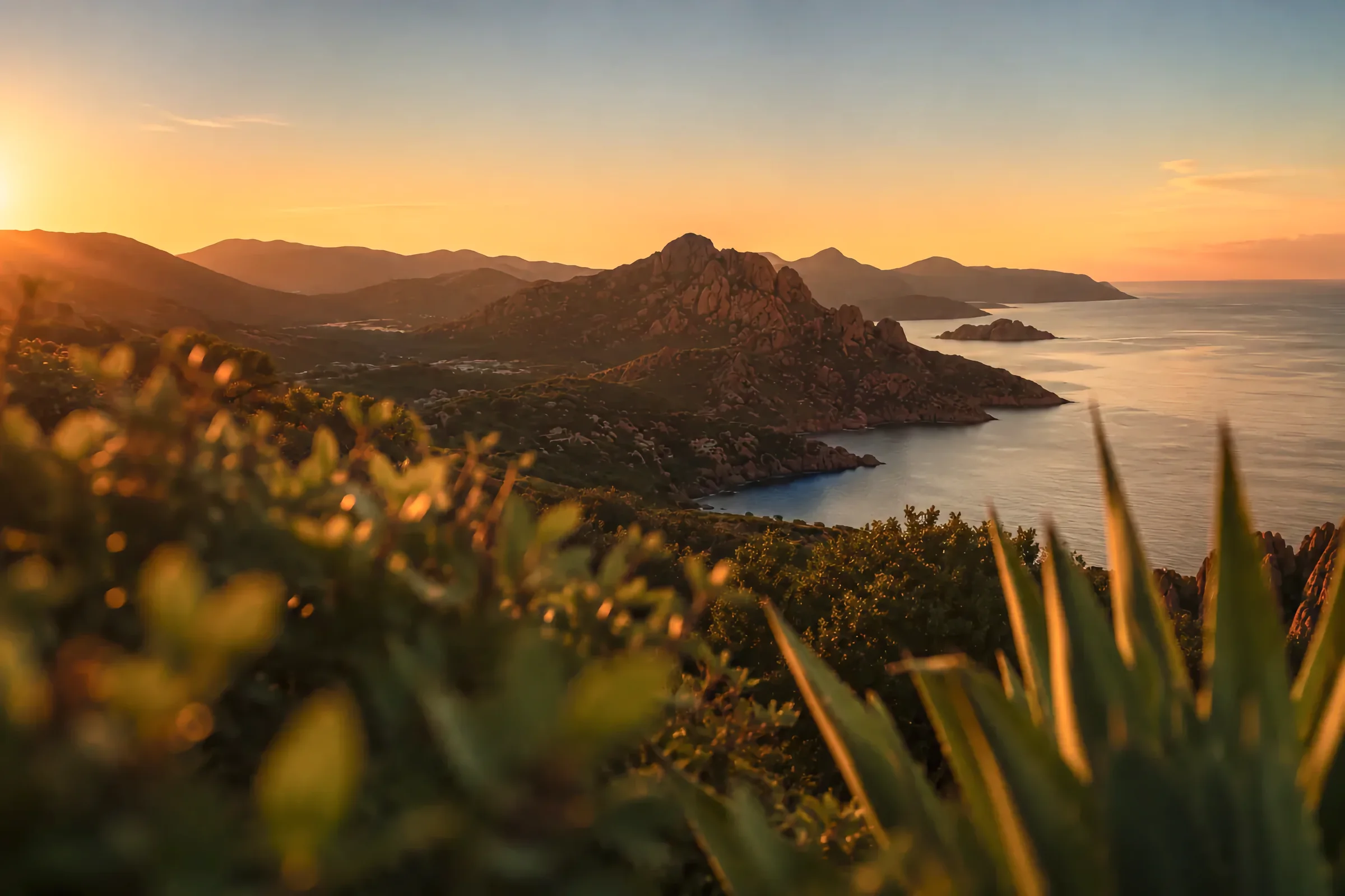 Massif de l’Estérel, secteur d’intervention de T’Ohm Électricité dans le Var Est